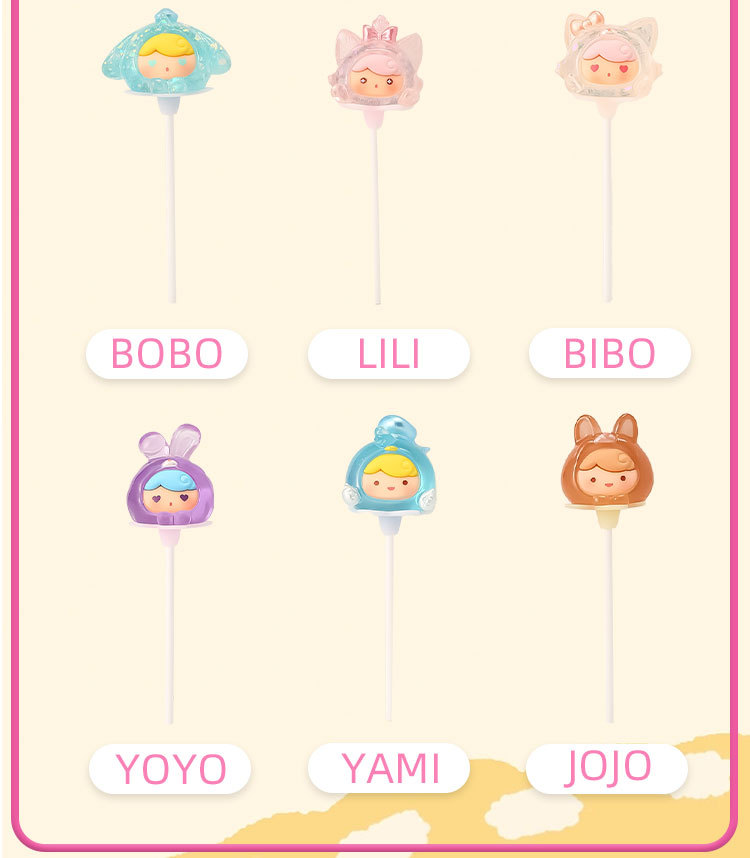 仿真棒棒糖MOMO糖果盲盒创意可爱公仔女孩礼物潮玩桌面萌粒摆件详情8