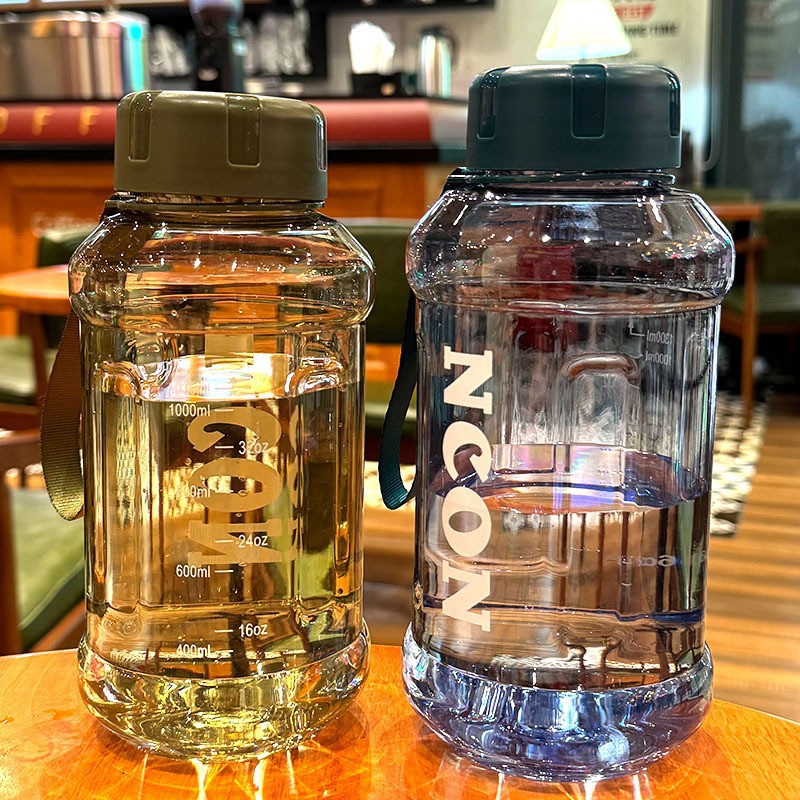 简约大容量塑料杯耐高温防摔高颜值水杯便携车载随手杯运动水壶详情9