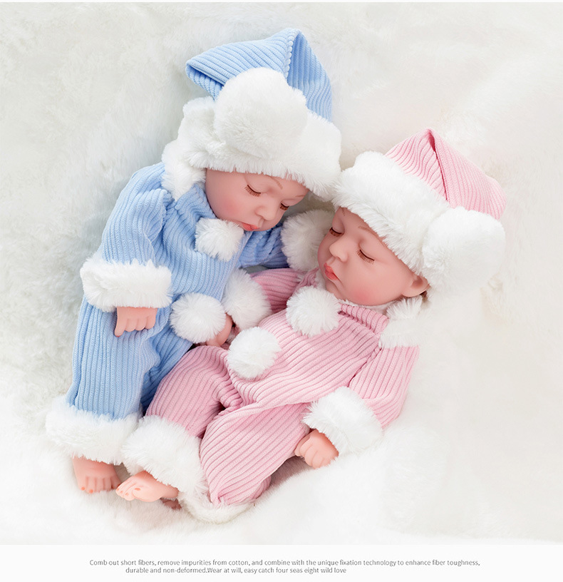 Vinyl dolls, playhouse toys, 30cm reborn dolls, simulated baby dolls, fashionable dress-up dolls wholesale pic 16