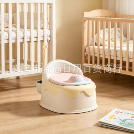 Cute children's toilet seat, special training toilet for boys and girls, infant, household portable toilet seat pic 7