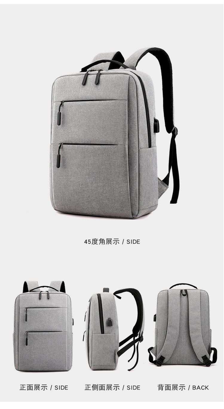 Cross-border 2026 New Business backpack, usb charging Schoolbag, travel waterproof laptop bag, backpack pic 18