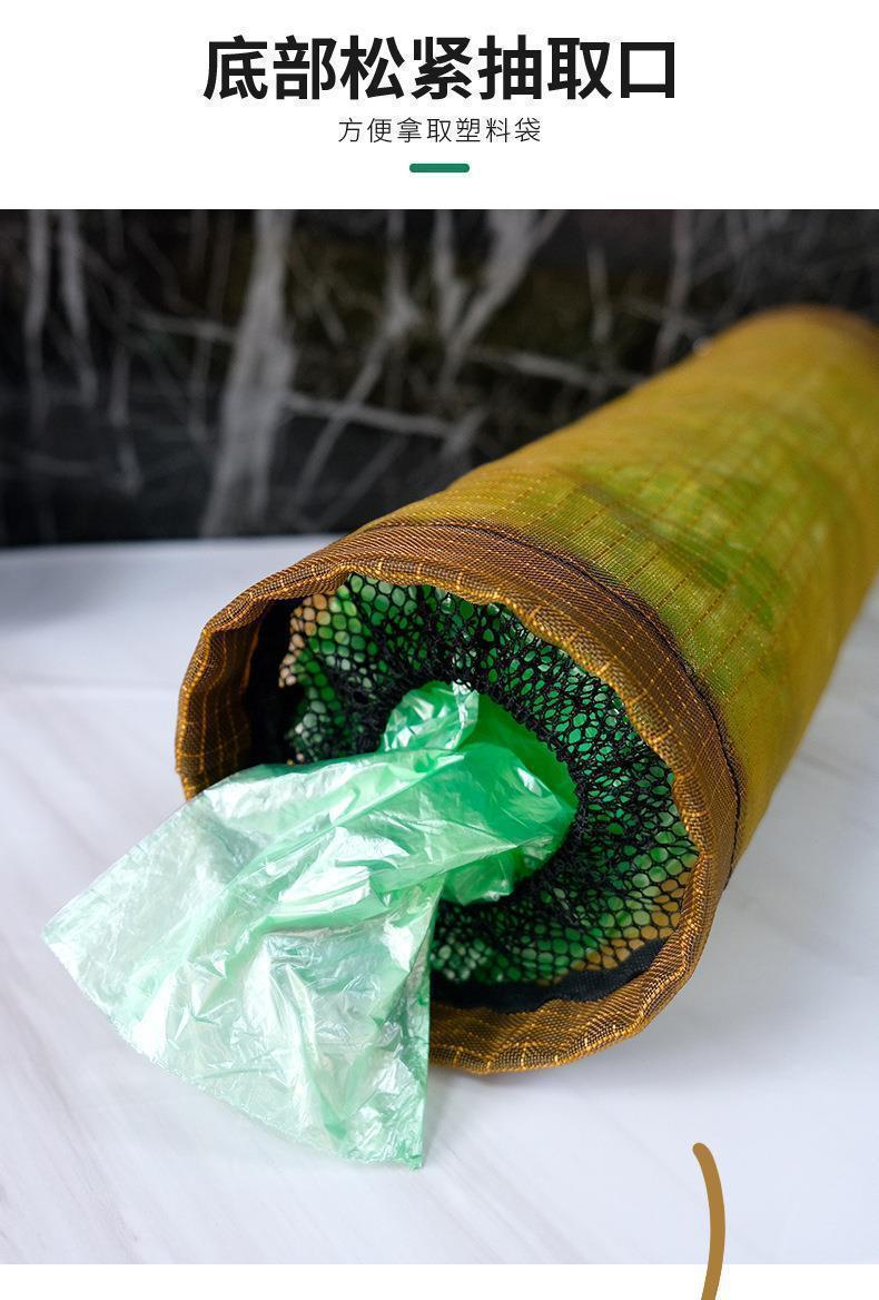 厨房塑料袋垃圾袋收纳挂袋壁挂式鞋套袋挂墙式储物袋悬挂式多格详情7