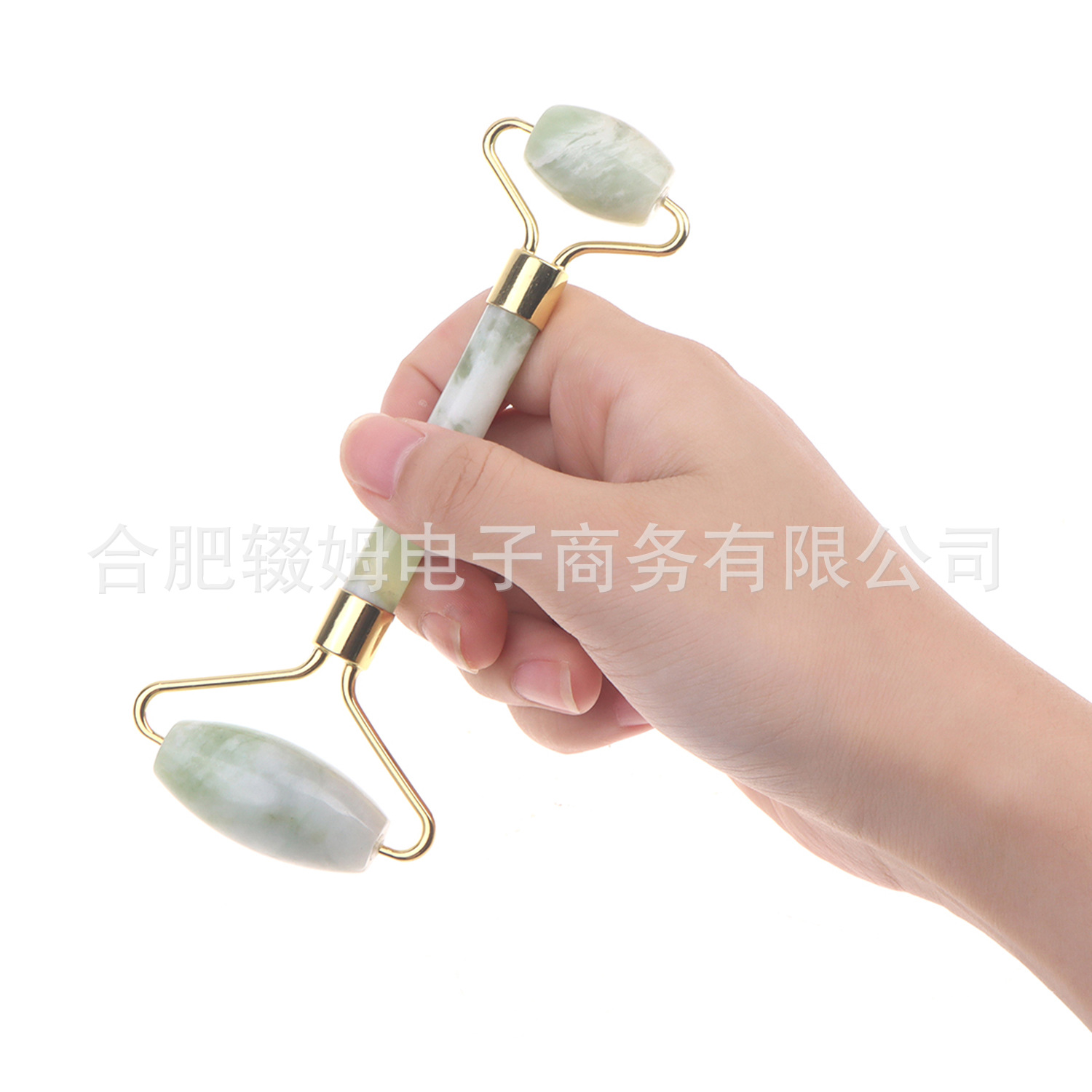 岫岩甲翠绿玉石滚轮按摩脸部刮痧板美容按摩器跨境经络保健按摩工具详情17