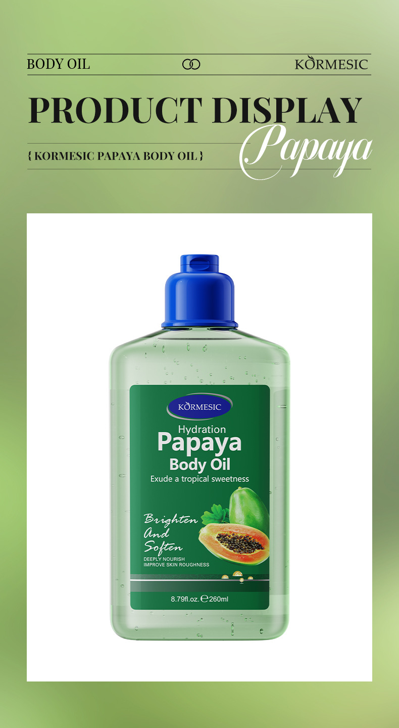 Foreign trade coconut Body oil: Hydrating, moisturizing, anti-dryness, non-sticky, body care pic 40