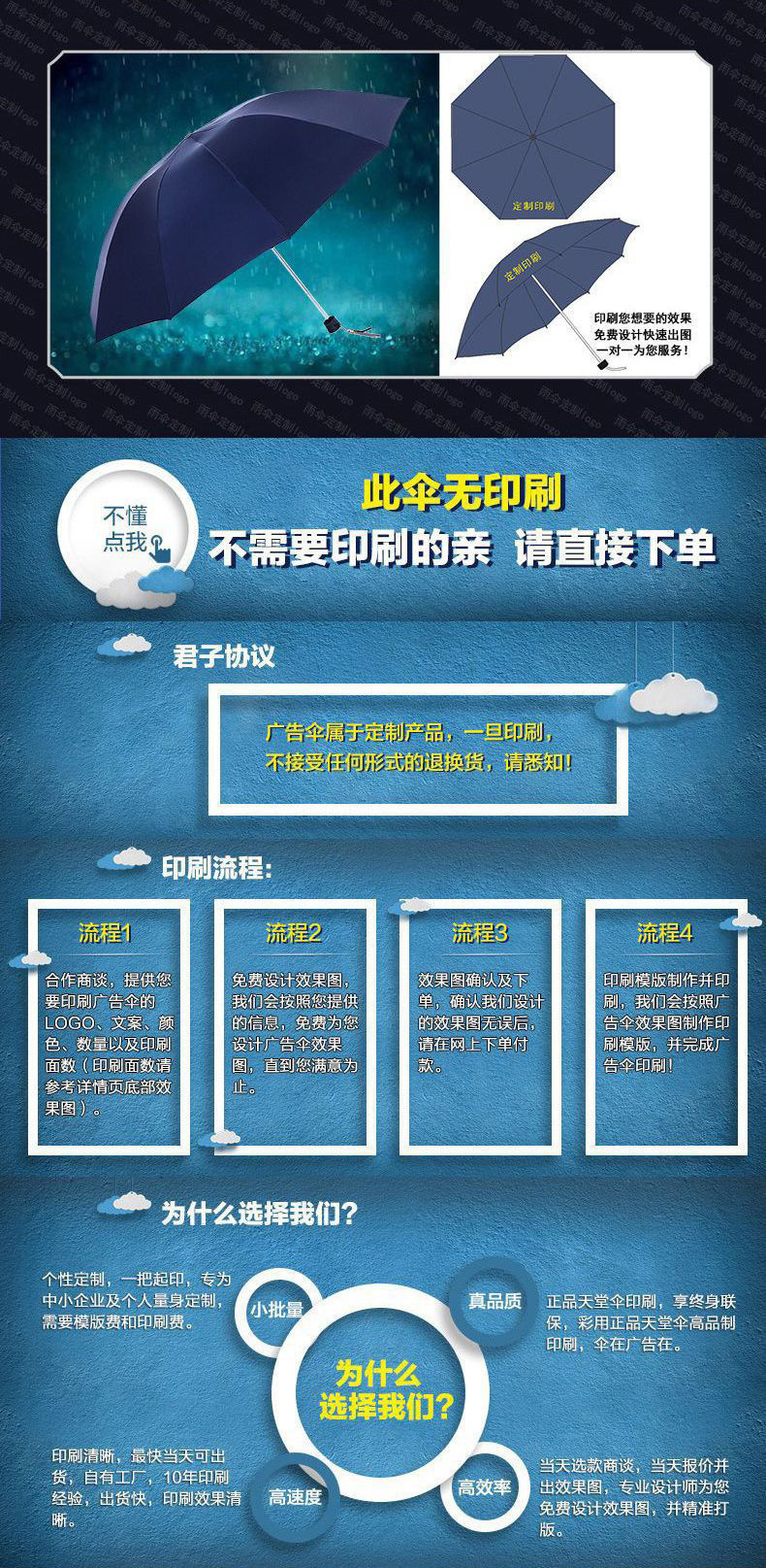 天堂伞10骨大号晴雨两用伞银胶防晒太阳伞男女双人伞广告伞定 制详情2