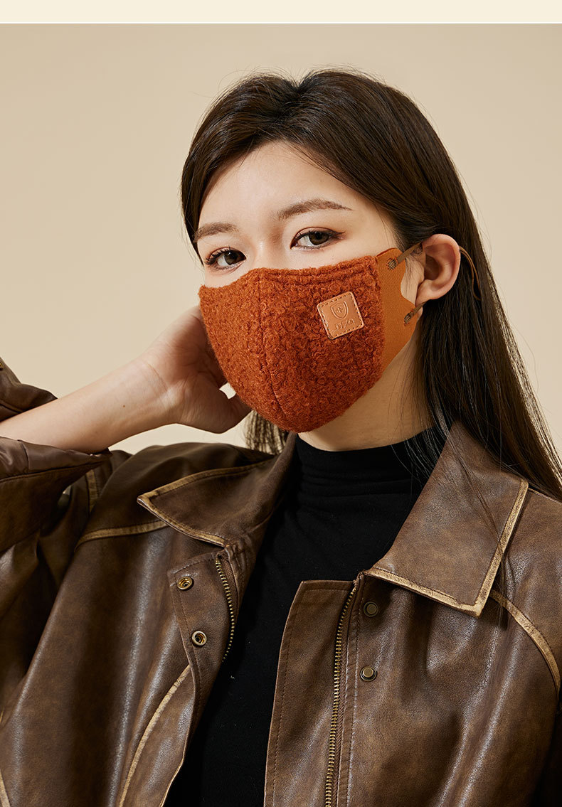 保暖秋冬季加绒口罩轻奢感3D立体修容防雾霾V脸显瘦时尚情侣口罩详情15