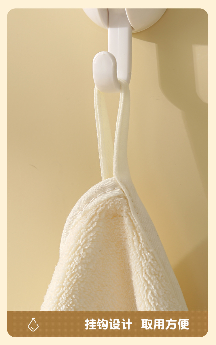 伴手礼毛巾可挂式立体花朵款家用礼品珊瑚绒吸水可爱方巾洗脸擦手详情10