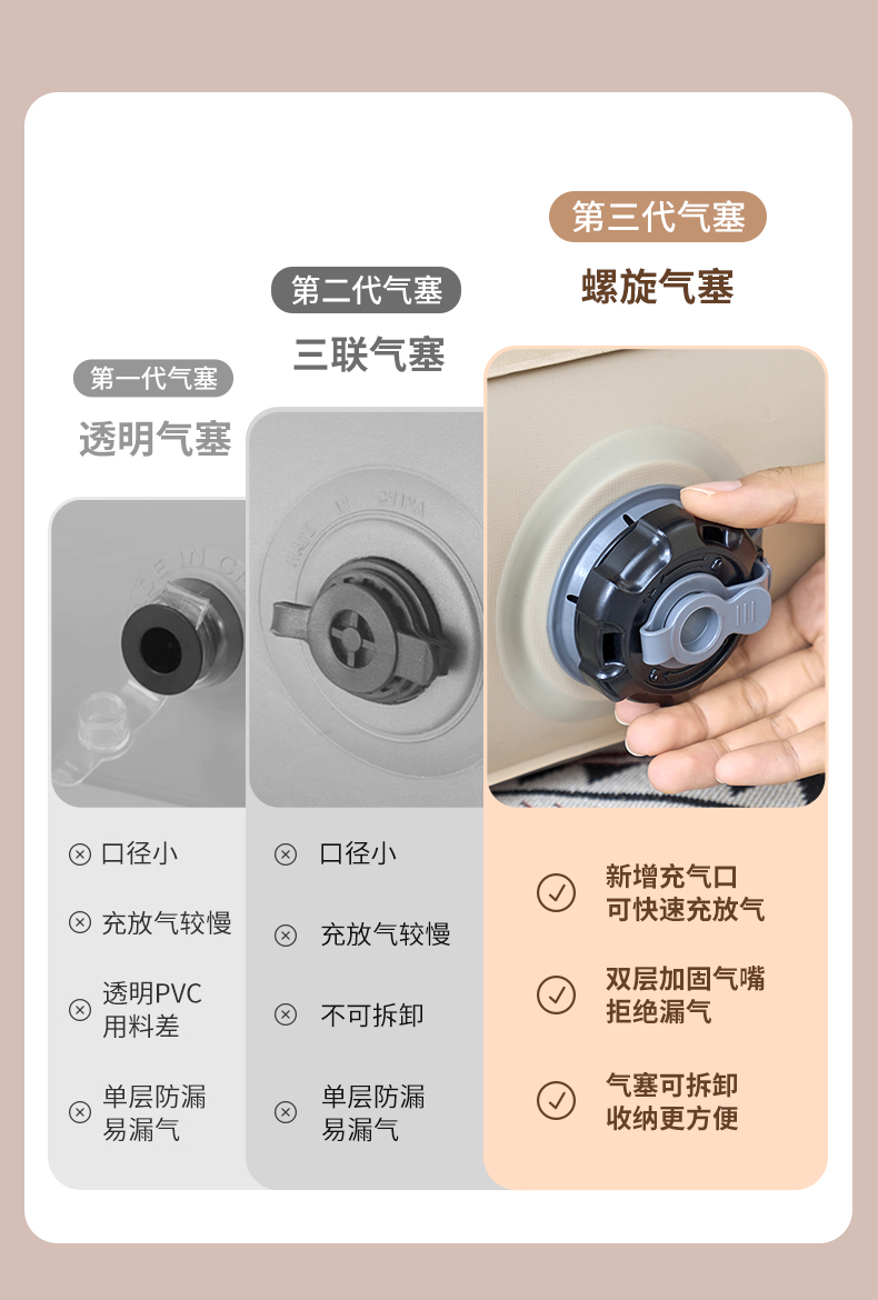 Bestway充气床垫户外露营气垫床野营打地铺加厚双人帐篷充气床详情23