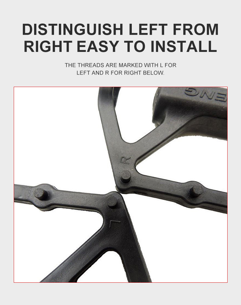 The cross-border best-selling Ximeng M26 mountain bike road bike with nylon pedals and ultra-light DU thin pedals pic 14