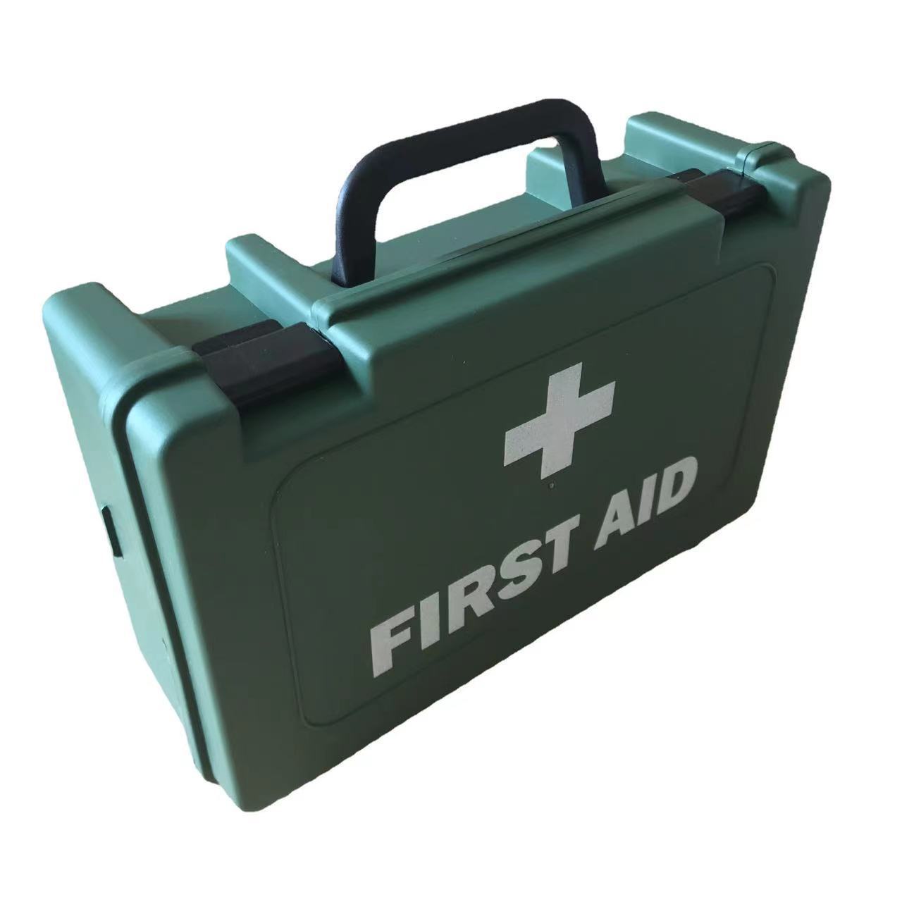 Cross-border best-selling first aid kit, PP first aid box, travel first aid supplies storage box, green stock wholesale, portable first aid pic 5