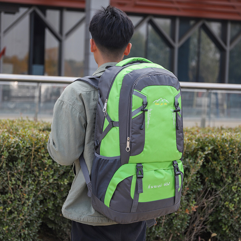 2025新款户外登山包60L大容量包 旅游双肩包女运动男韩版旅行背包详情26
