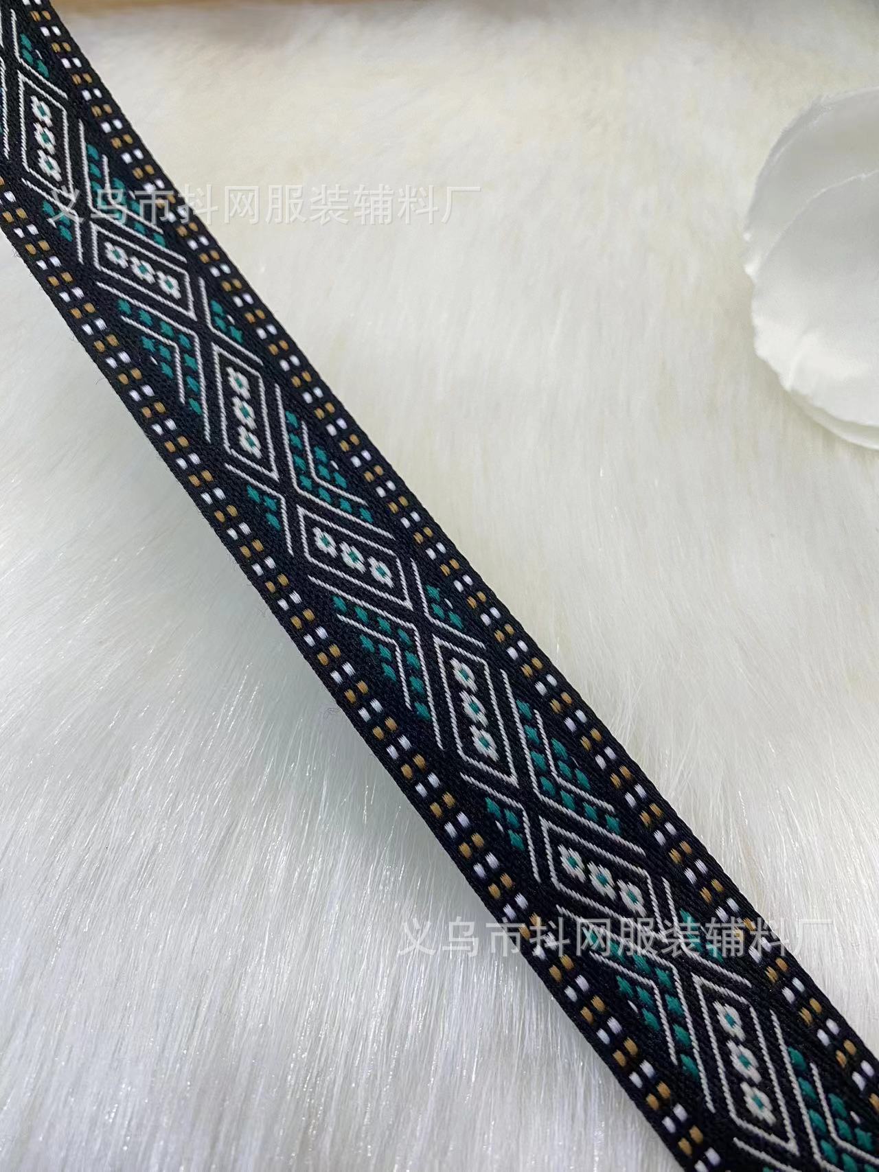 2.5-3.0 cm ethnic-style jacquard ribbons, ethnic woven ribbons, minority costumes and accessories for performance costumes pic 7
