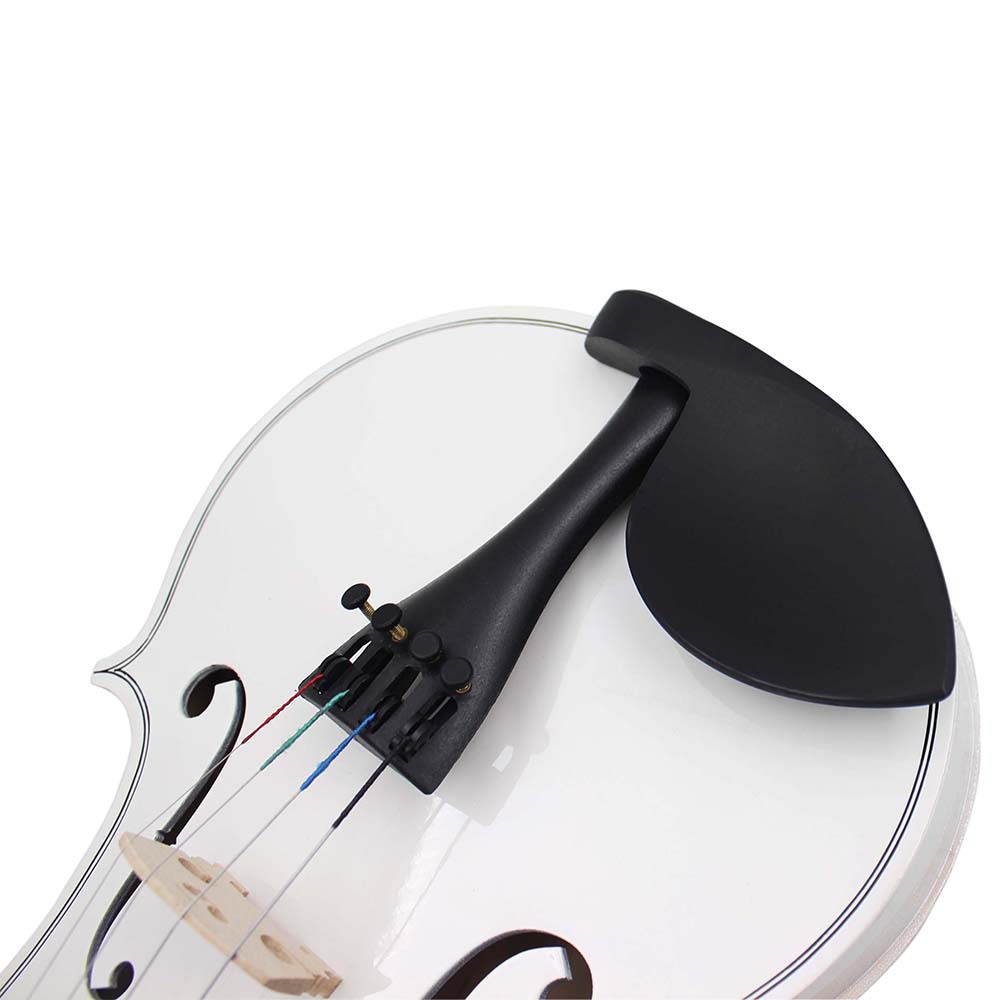 Cross-border violin set: White violin, adult beginner violin practice 4/4 basswood violin pic 20