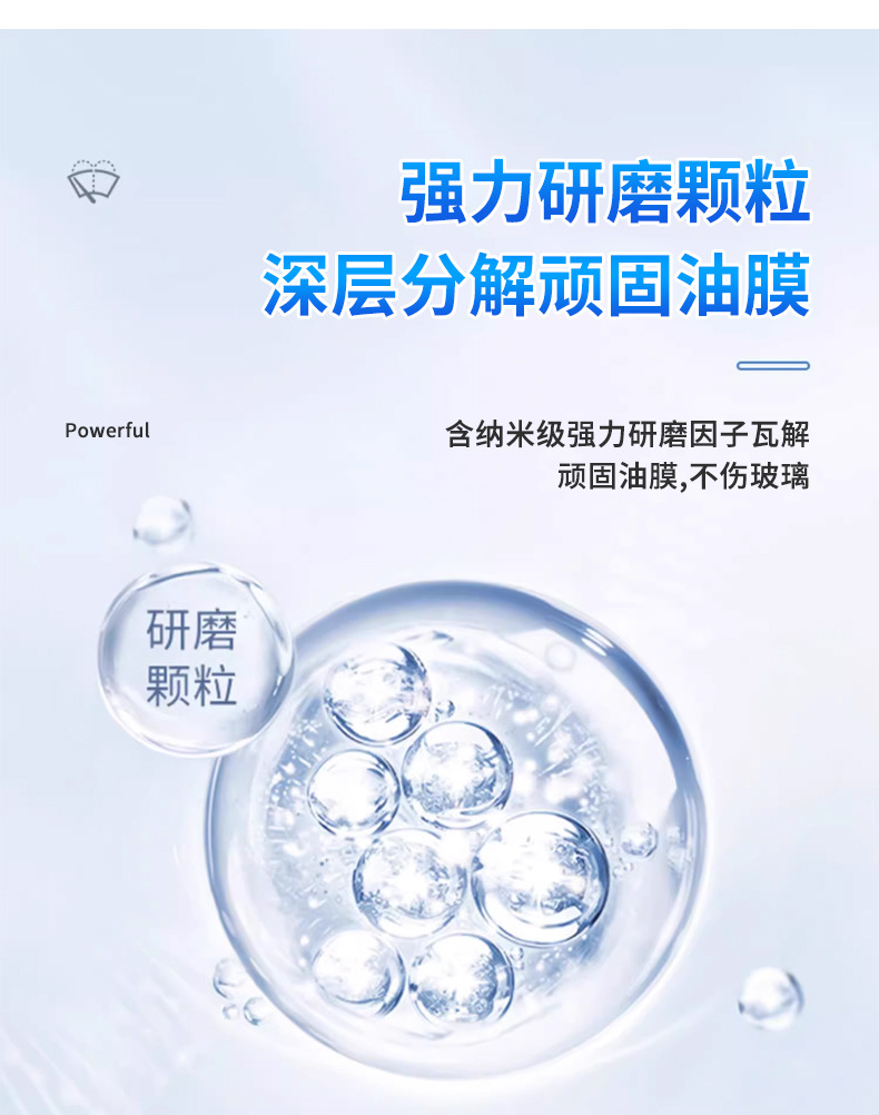 汽车用品玻璃油膜去除剂前挡风玻璃清洁剂车窗天窗顽固油膜清洗剂详情4