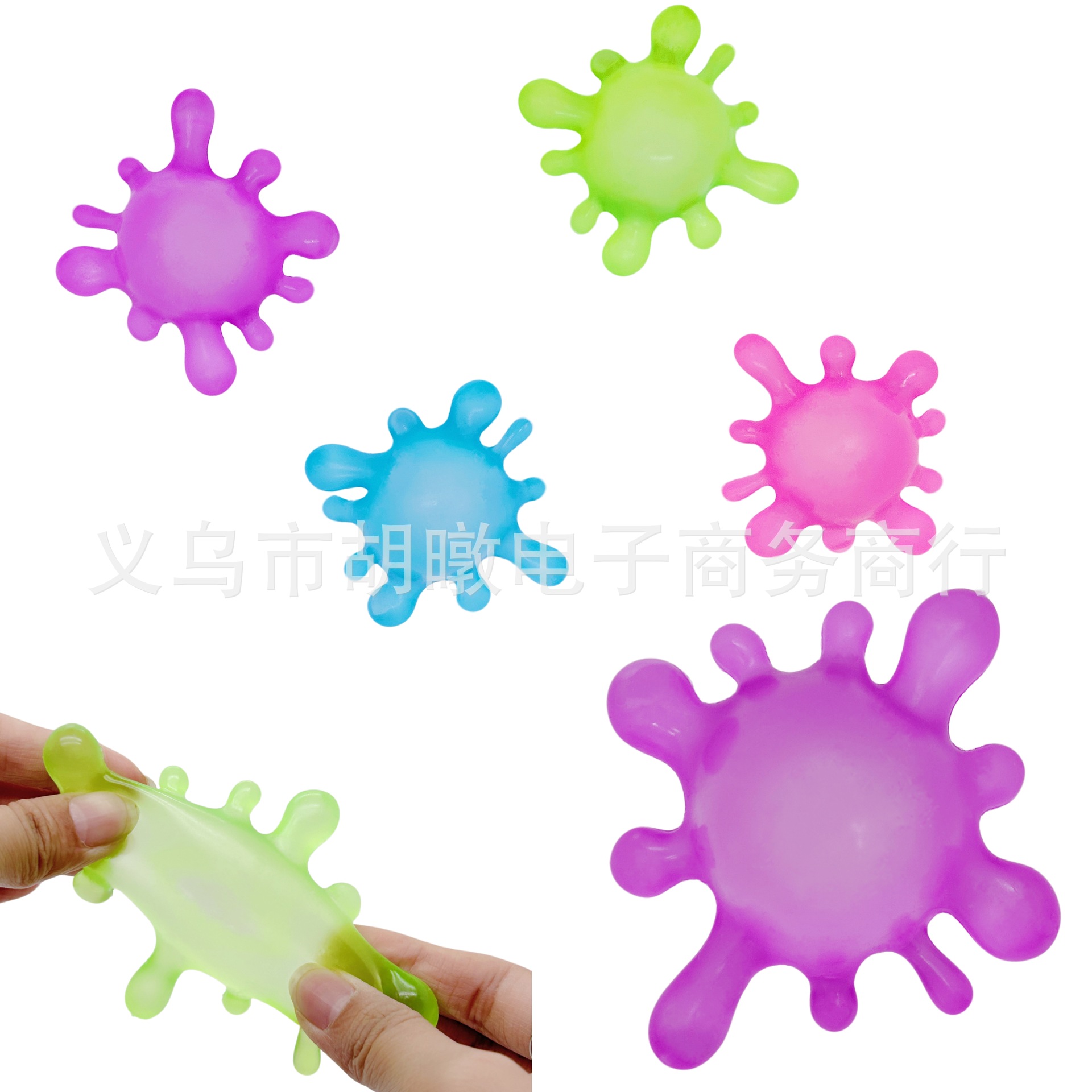 跨境Needoh病毒麦芽糖捏捏乐 解压玩具   慢回弹发泄麦芽糖挤压球详情1
