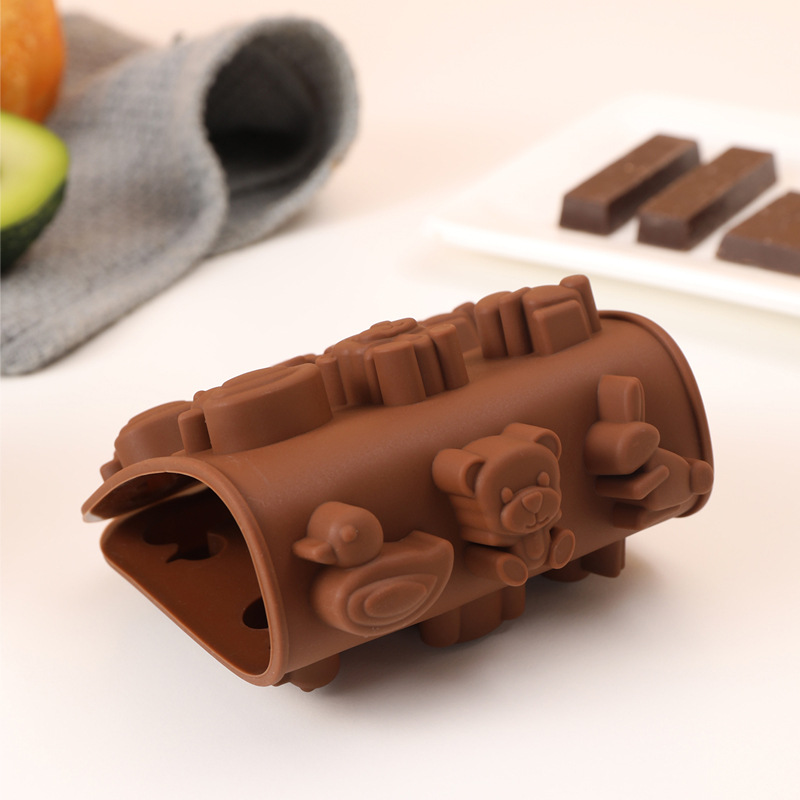 Homemade lotus root starch QQ fruit gummy mold, cartoon Marine animal chocolate silicone mold pic 2