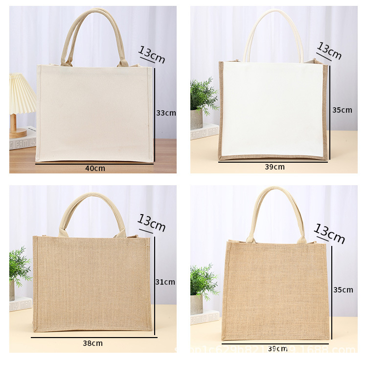 Customized laminated waterproof three-dimensional canvas bags, eco-friendly supermarket shopping bags, gift bags, advertising bags, and printed logos pic 6