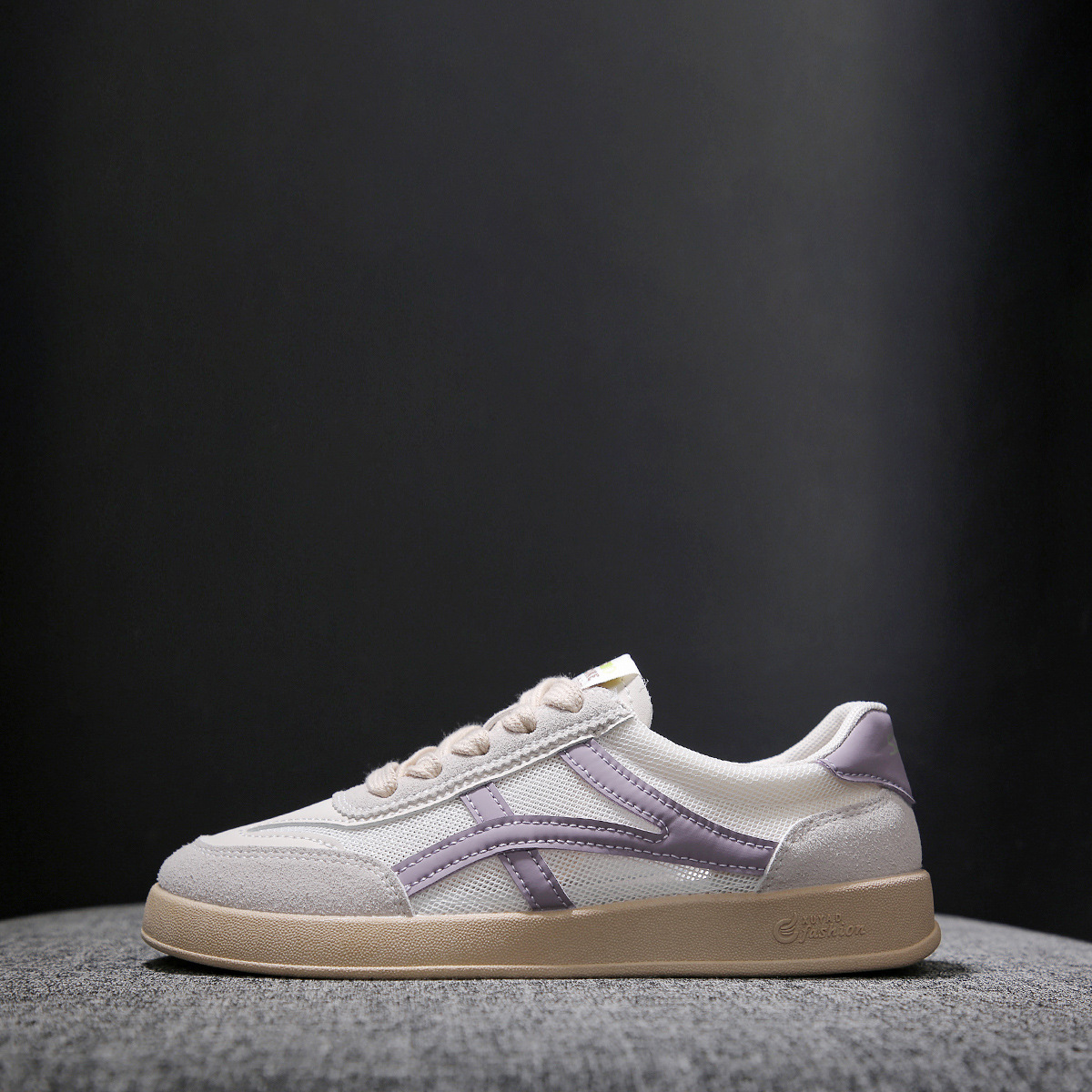 网面透气阿甘鞋女2025年夏季新款小白鞋平底防滑百搭休闲运动板鞋详情11