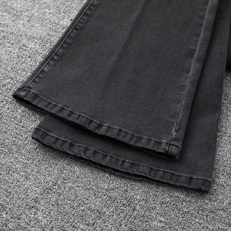 Micro flared jeans, versatile women's wear, Spring/Summer 2024 new style slimming high-waisted stretch hoof pants, floor-length trousers pic 18