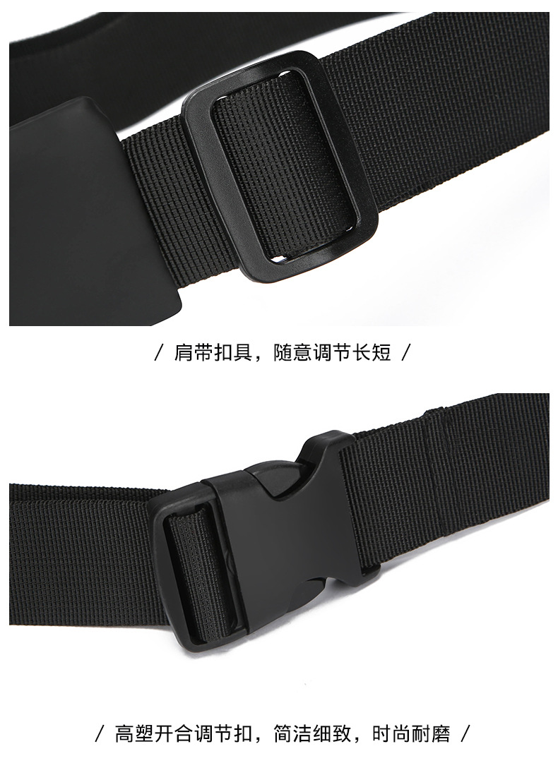 跨境腰包多功能通勤旅行手机胸包户外运动骑行斜挎包时尚胸前包详情33