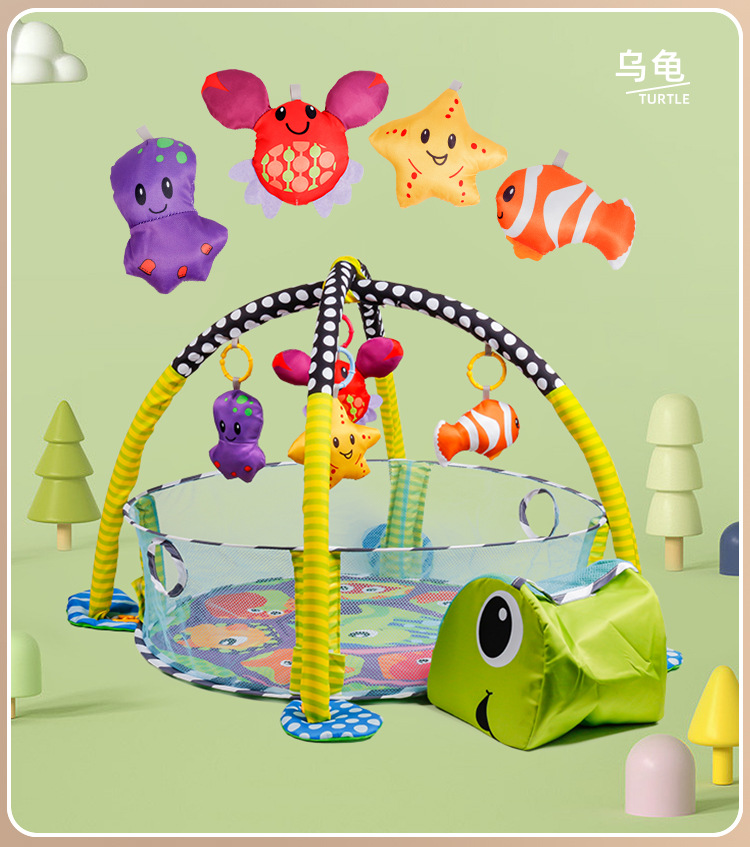 Cross-border baby pen, game, fitness frame, early education for newborn babies, ocean crawling, ball pool, toy gifts pic 10