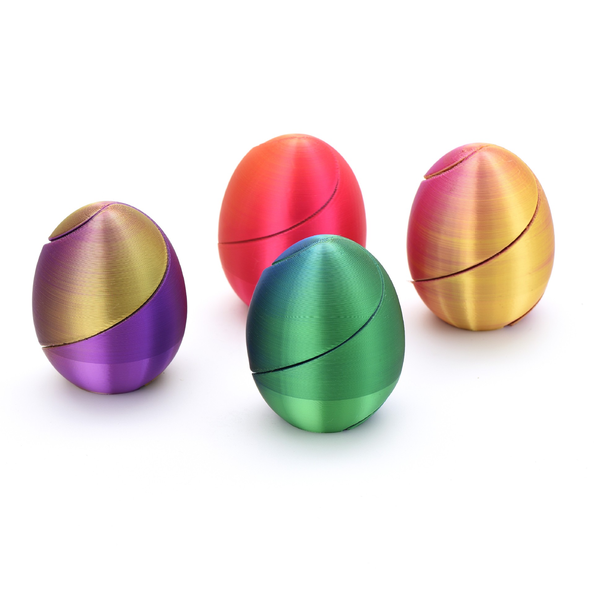 3d打印螺旋蛋不可能的穿梭玩具复活节彩蛋解压神器创意3D打印工艺详情1