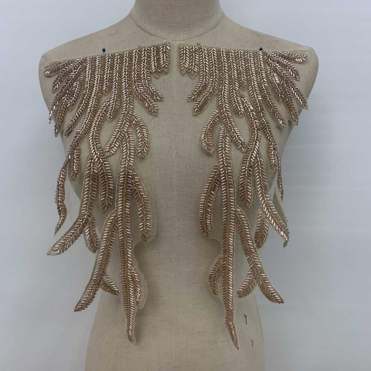 New in-stock lace, water plant, beaded embroidery, floral skirt decoration, sofa accessories, diy clothing accessories pic 1