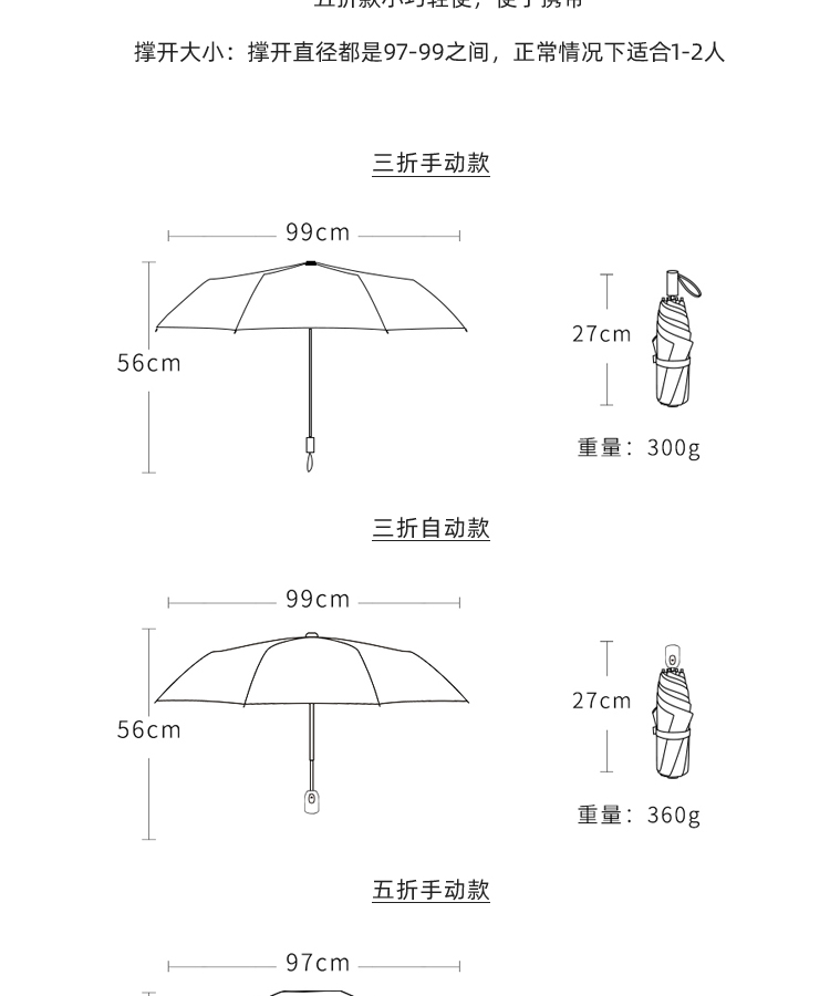 0J7I复古全自动雨伞法式赫本ins风太阳伞防晒防紫外线女折叠晴雨详情12