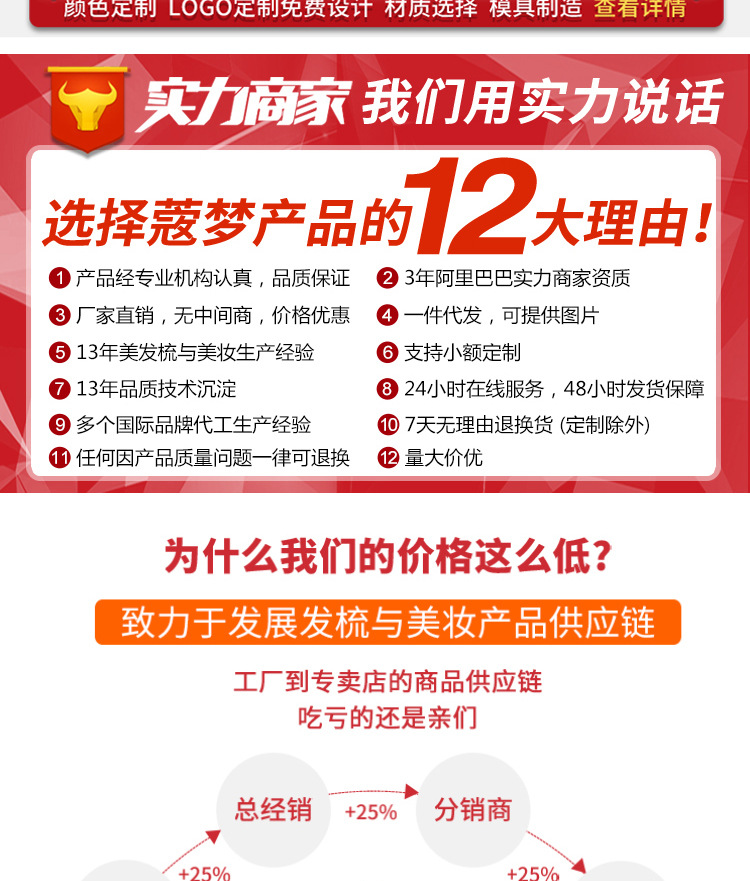 厂家直供少女心形镜子小清新创意手柄镜礼品化妆镜现货小百货批发详情5