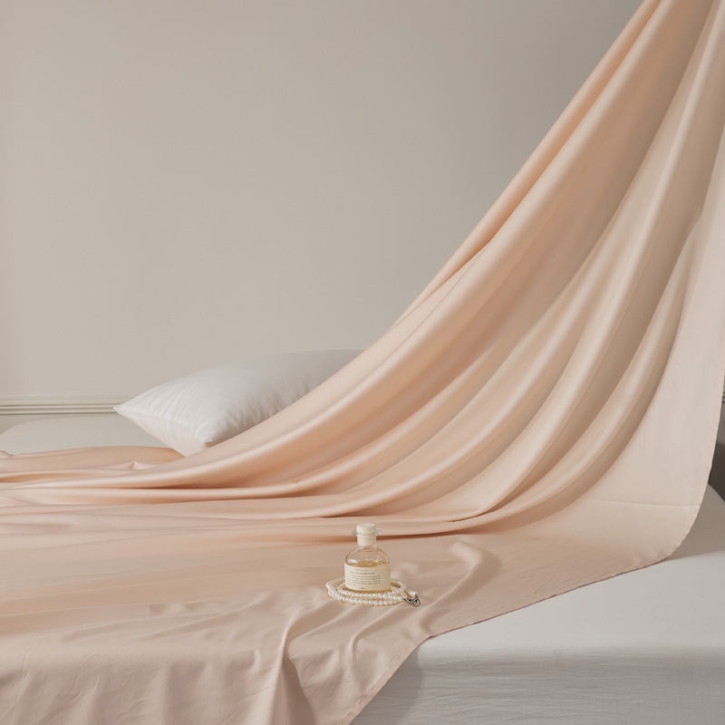 Single-piece quilt cover, pure cotton long-staple cotton bed sheet, bed cap, oversized quilt cover, skin-friendly single and double solid color bedding pic 73