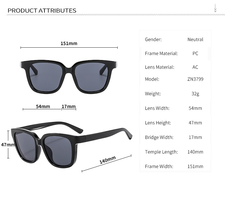 2025 UV-resistant sunglasses: Trendy, simple and avant-garde fashionable glasses pic 9