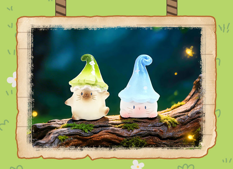 Cat PAI Fantasy Mushroom Series Blind Box DIY Decorative Resin Small Ornaments Cartoon Cute desktop ornaments pic 9