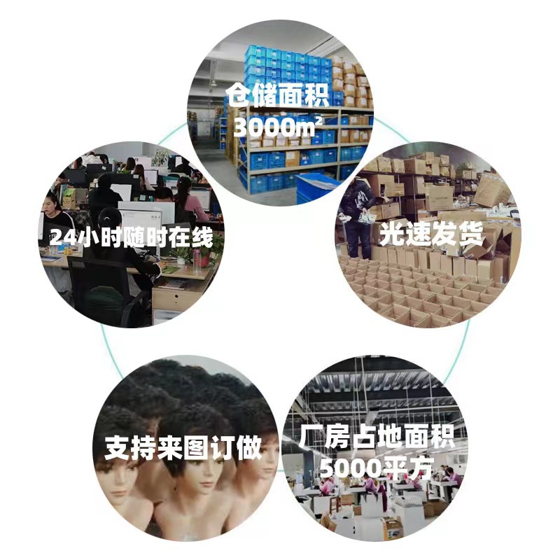 假发女一片式V型内扣微卷接发片长发仿真发无痕增发量补发片批发详情22