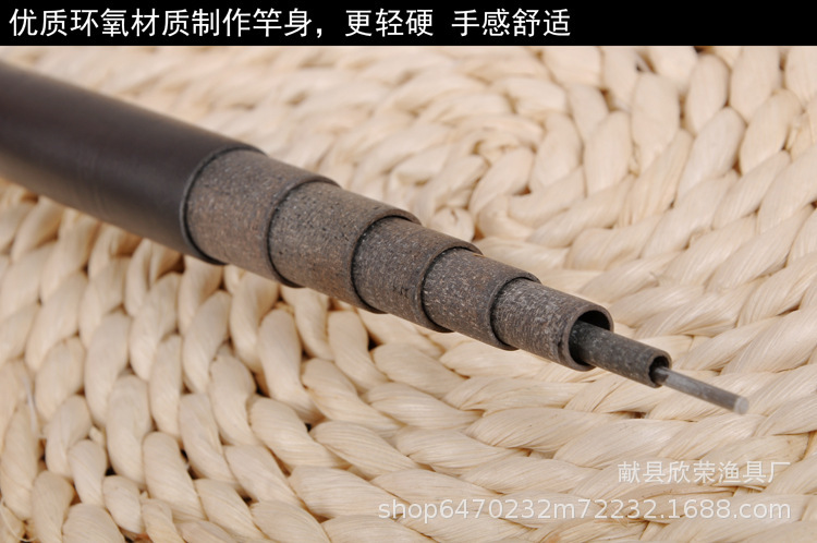 Cheap fiberglass reinforced plastic hand rod, stream rod, short section fishing rod, 37-tone crucian carp rod, beginner fishing rod, fishing rod, small fish rod pic 10