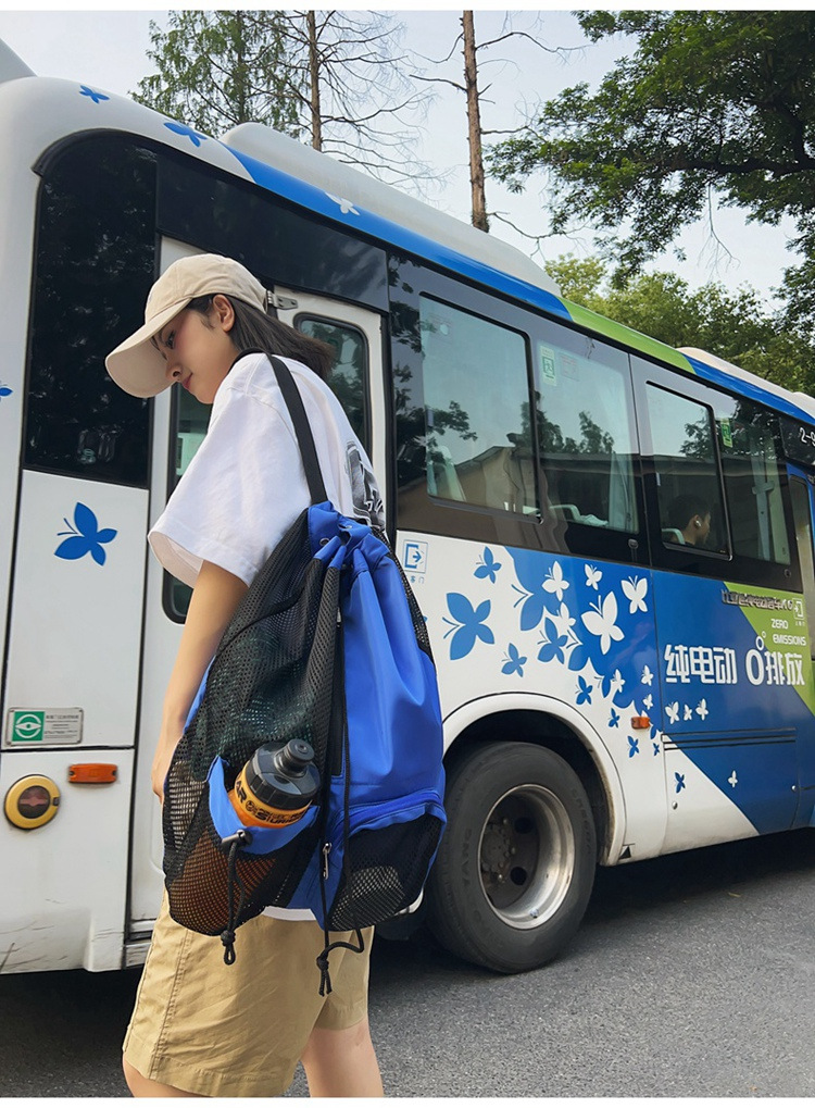 手提袋式游泳健身旅行专用 收纳方便网纱元素运动风格详情34