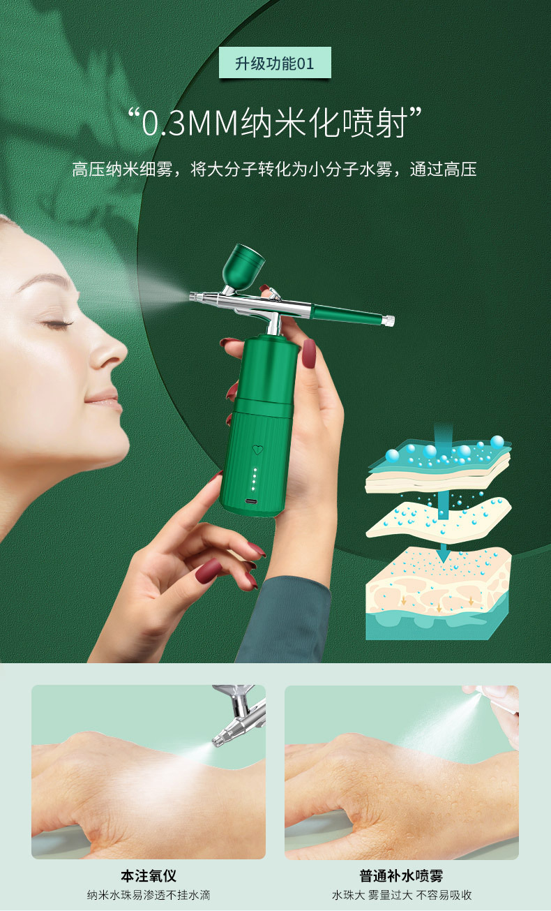 shanilak   多功能电动喷笔枪丙烯颜料彩绘喷漆枪手办上色模型喷枪美甲喷笔详情5