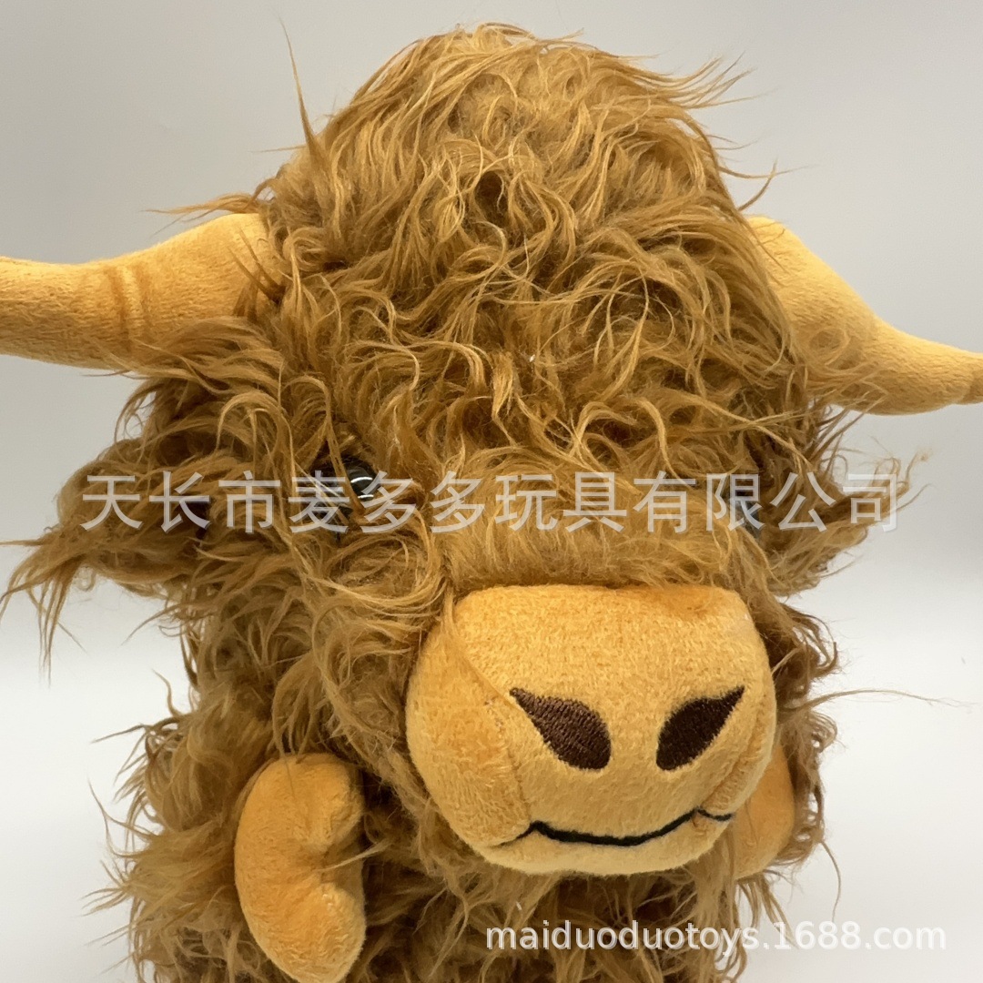 跨境玩具会呼吸高地牛毛绒玩偶考拉公仔儿童声光安抚音乐卡皮巴拉详情3