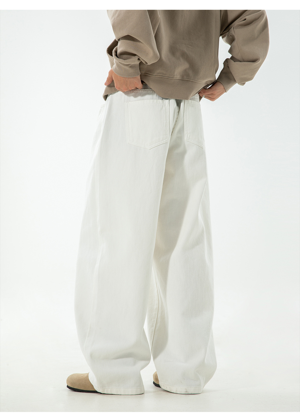 美式复古做旧水洗廓形牛仔裤男秋季新款潮牌直筒裤质感宽松长裤子详情25