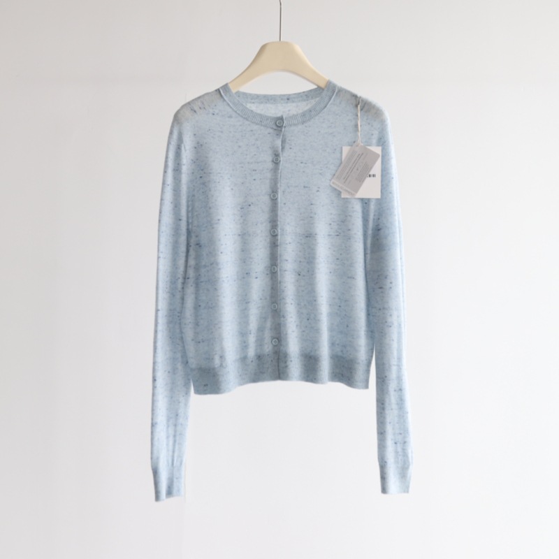 Spring and Summer Colorful 16-needle seamless long-sleeved knitted cardigan for women, soft and skin-friendly commuting outerwear, with a thin coat pic 26