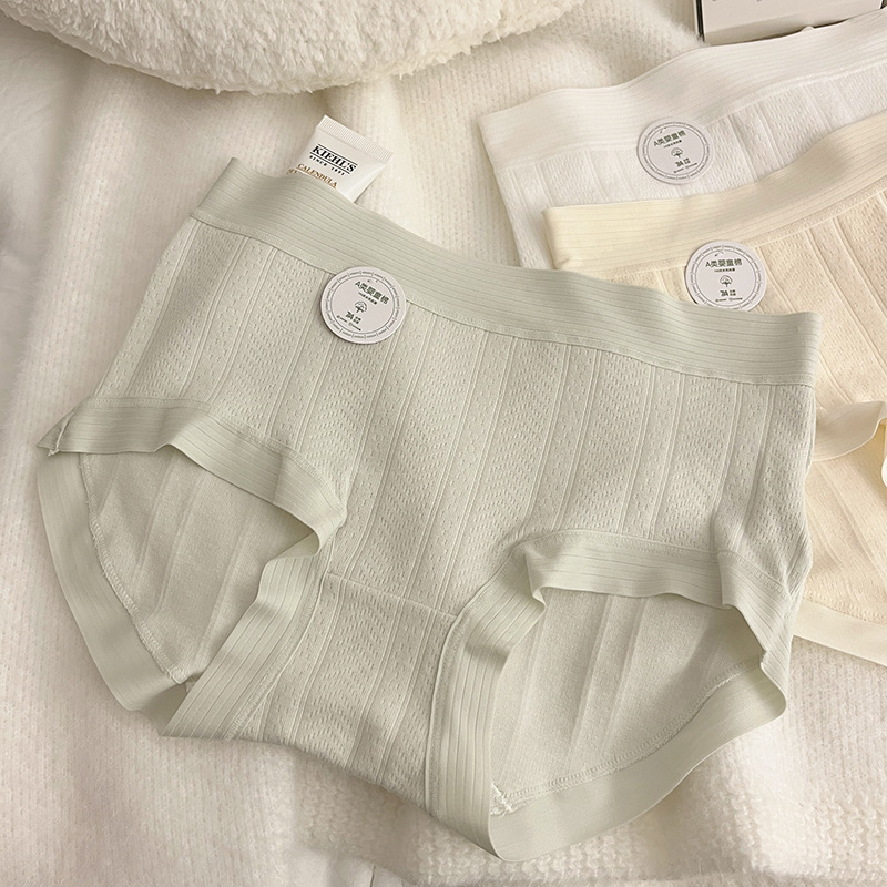 7A Antibacterial Underwear, all-cotton for women, pure cotton traceless mid-waist for women, triangular short pants for women pic 10