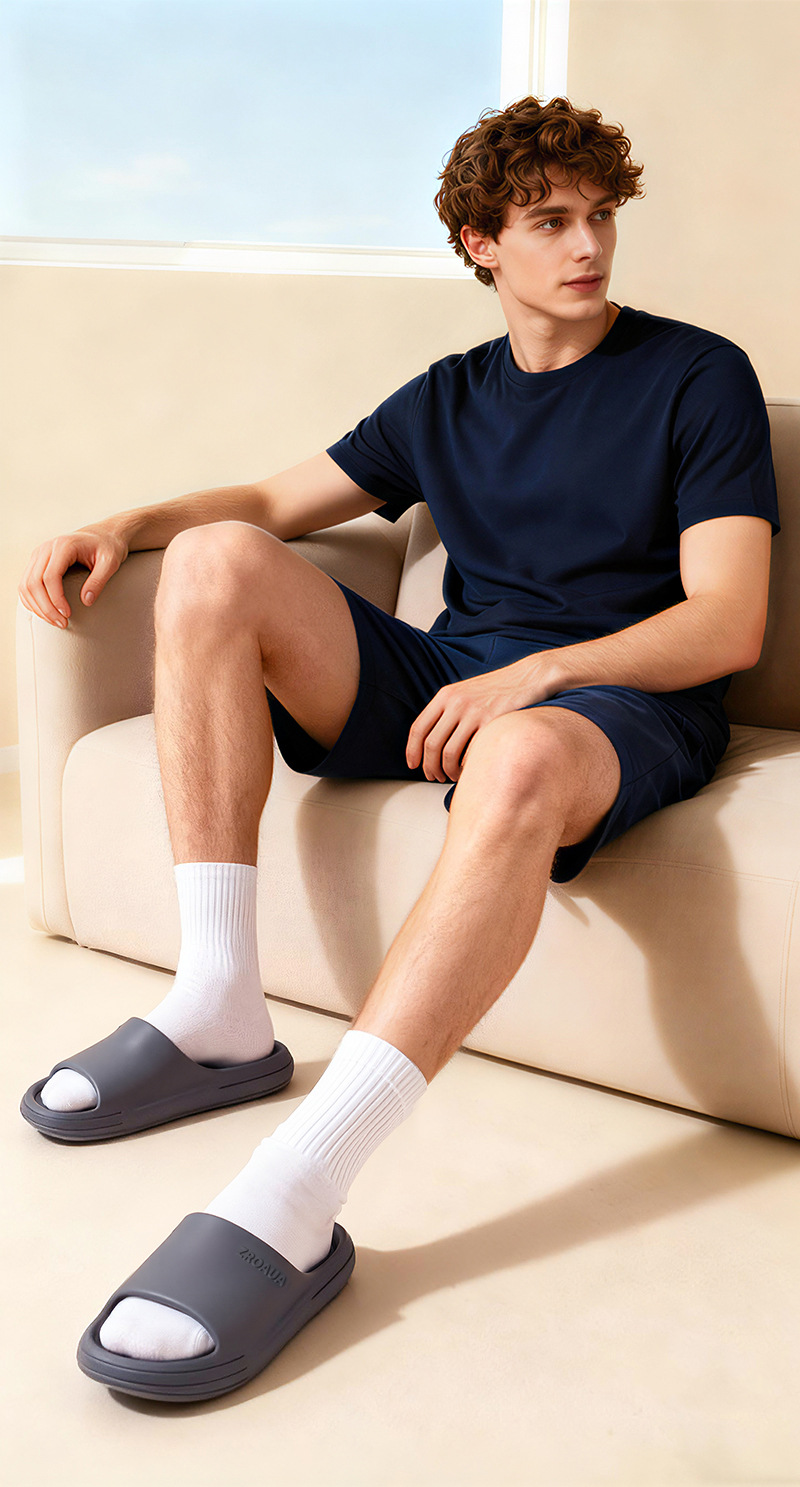 零滞情侣厚底踩屎感拖鞋女士夏天季防滑软底家居室内凉拖鞋男士详情3