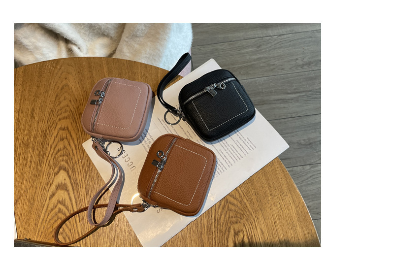 零钱包头层牛皮手拿包日常搭配真皮手腕包跨境热卖口红包2025新款详情22