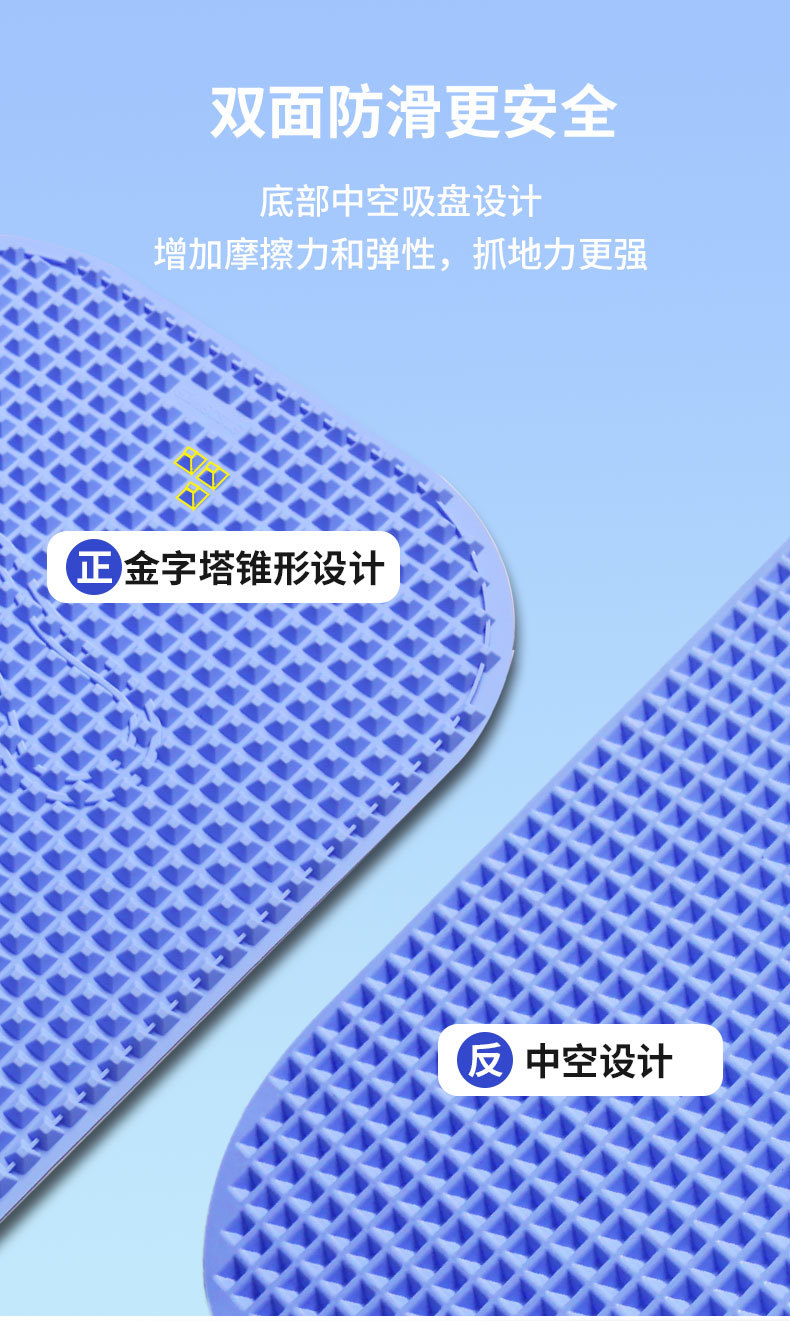 Liquid soft silicone finger pressure plate, ultra-slow running, soft and elastic, anti-slip foot massage, anti-slip pad, foot sole, toe pressure plate pic 8