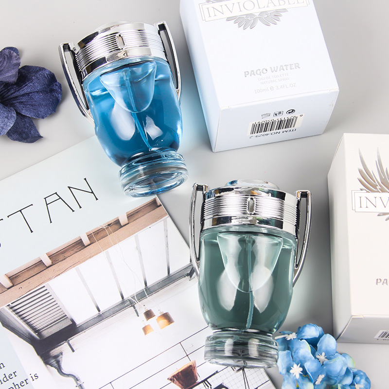 战无不胜勇者银色奖杯男士自然诱惑香水100ml奖杯勇者跨境香水详情38