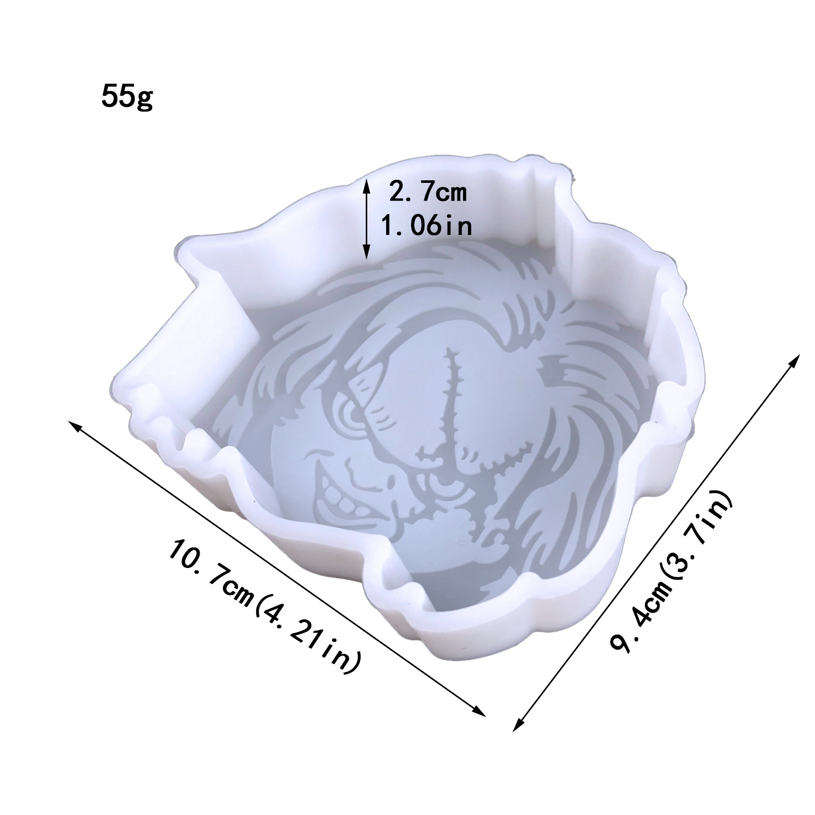 车载香薰滴胶模具DIY月相篝火香薰小丑杰森香薰蜡烛石膏硅胶模具详情29