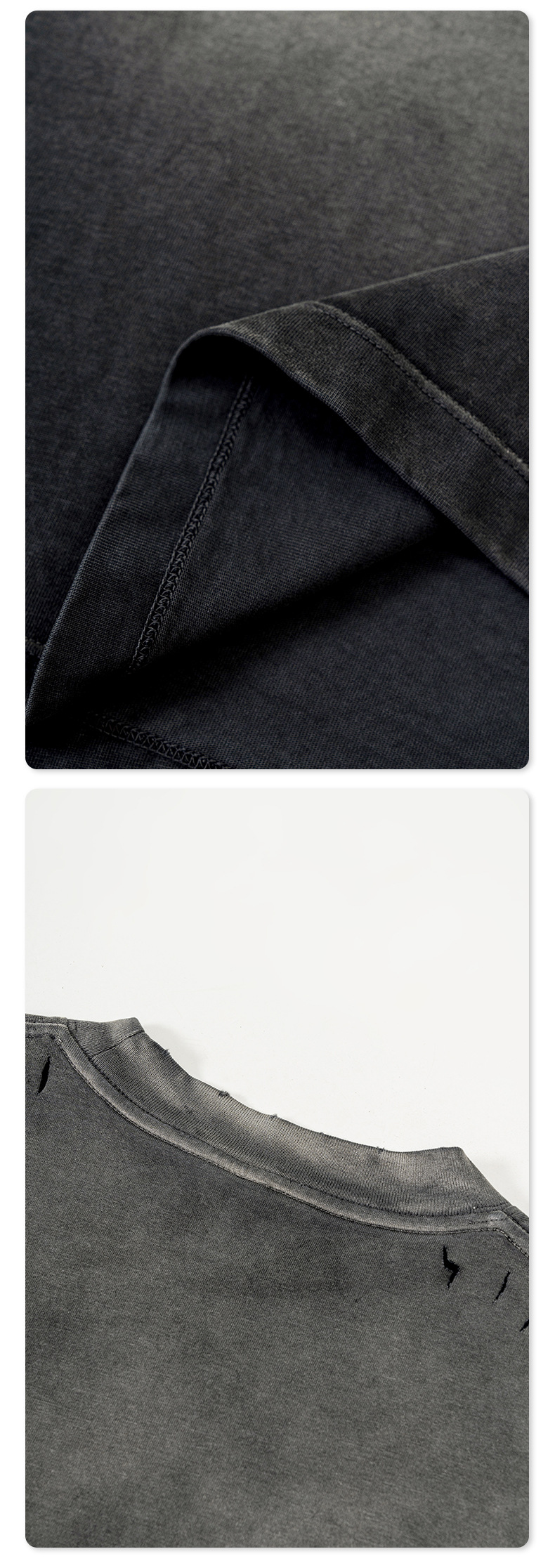 BE男装2025春夏新款纯棉水洗做旧t恤男街头潮牌巴家重磅短袖t恤男详情64