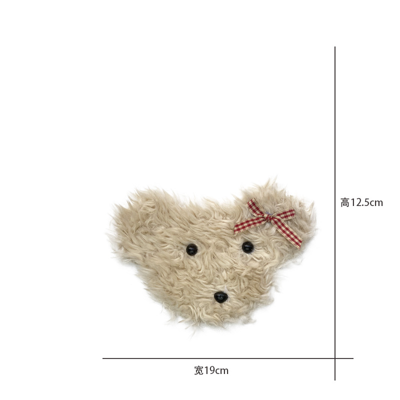 批发卷毛狗狗布贴毛绒布贴衣服修补破洞补丁贴diy装饰辅料绣花贴详情3