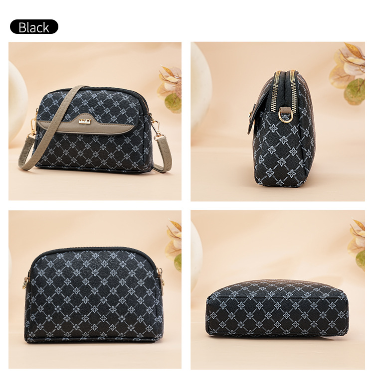 包包女高级感2024跨境外贸斜挎包大容量新款老花时尚气质百搭小包详情27