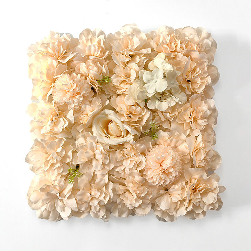 婚礼仿真花背景墙玫瑰花墙粉色绣球花排塑料花婚庆装饰结婚花户外详情2