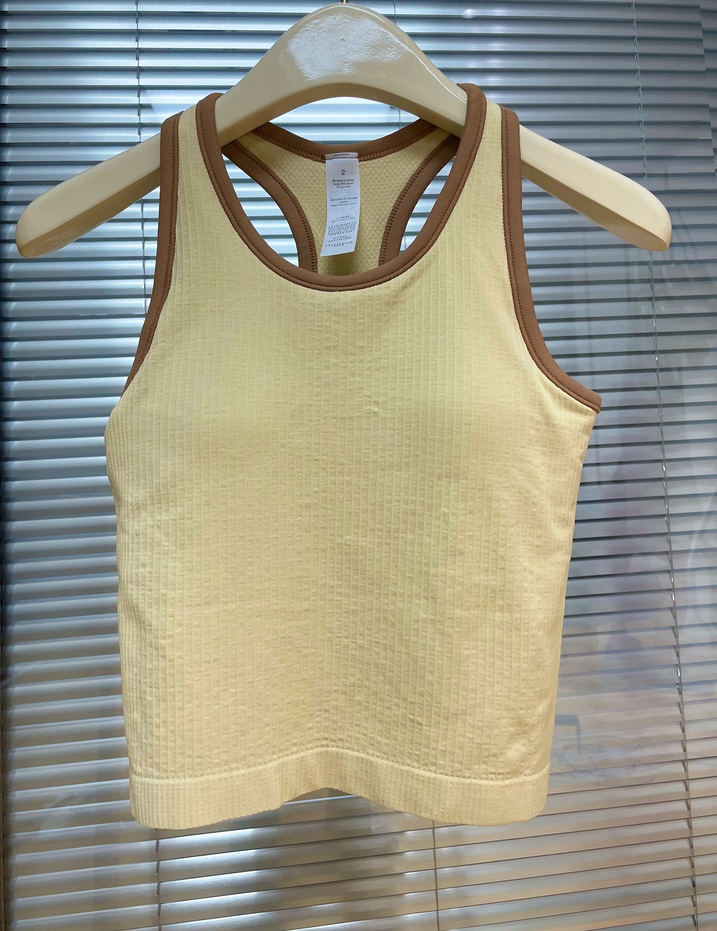 Short EBB vest with threaded chest pad, yoga top, breathable running and fitness suit, Pilates detachable for summer pic 37